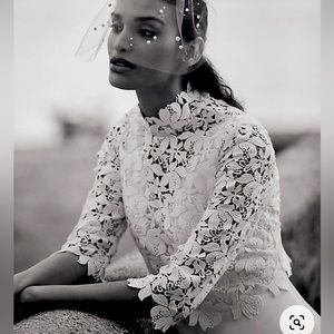 Rebekka Bridal Topper by Jenny Yoo; Size Small; Color: Ivory